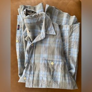 Men’s Faherty Organic Cotton XL shirt.